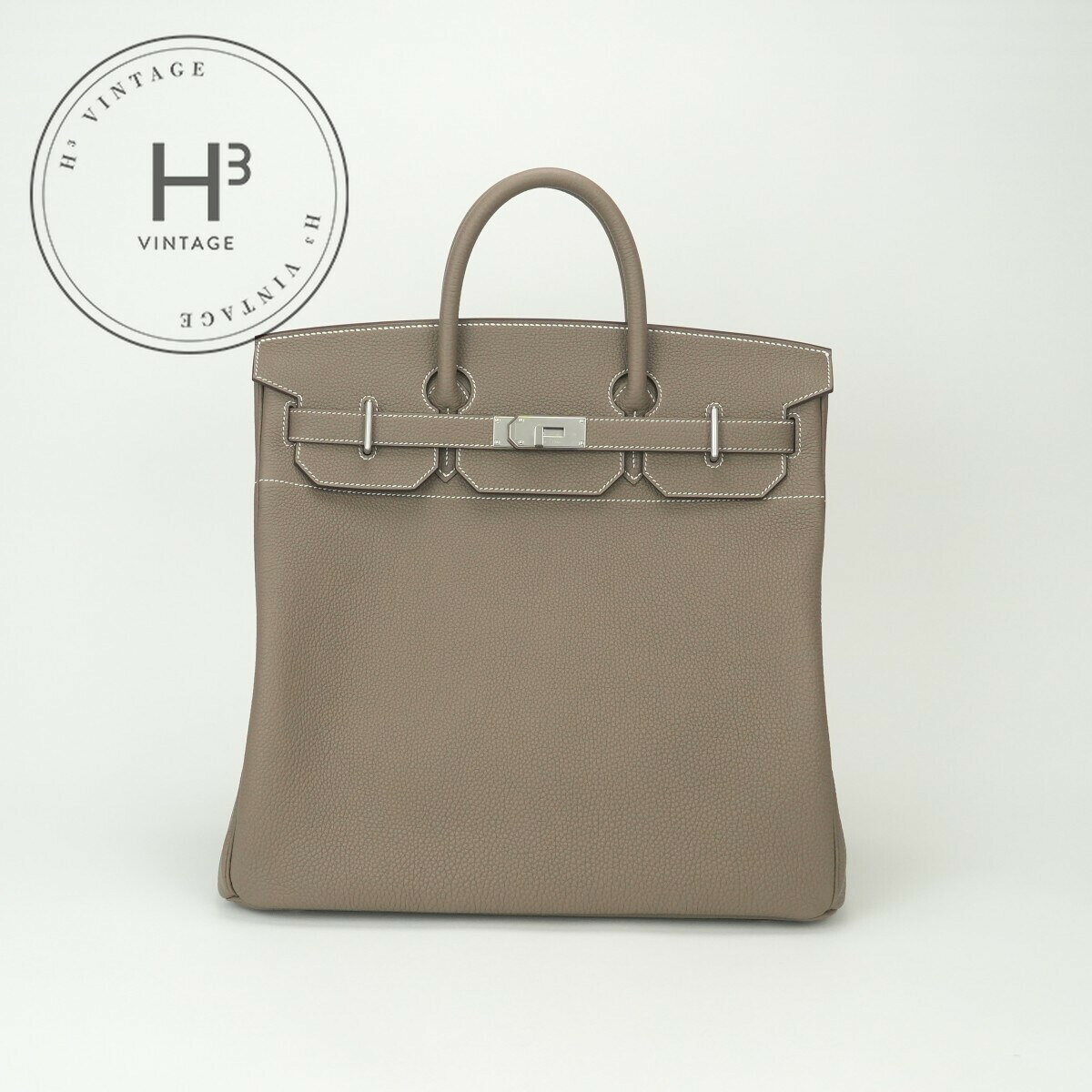 乐天商城 - エルメス HERMES オータクロア40 オータクロア 40 バッグ トートバッグ トゴ エトゥープ Etoupe グレー Gray シルバー金具 ハンドバッグ