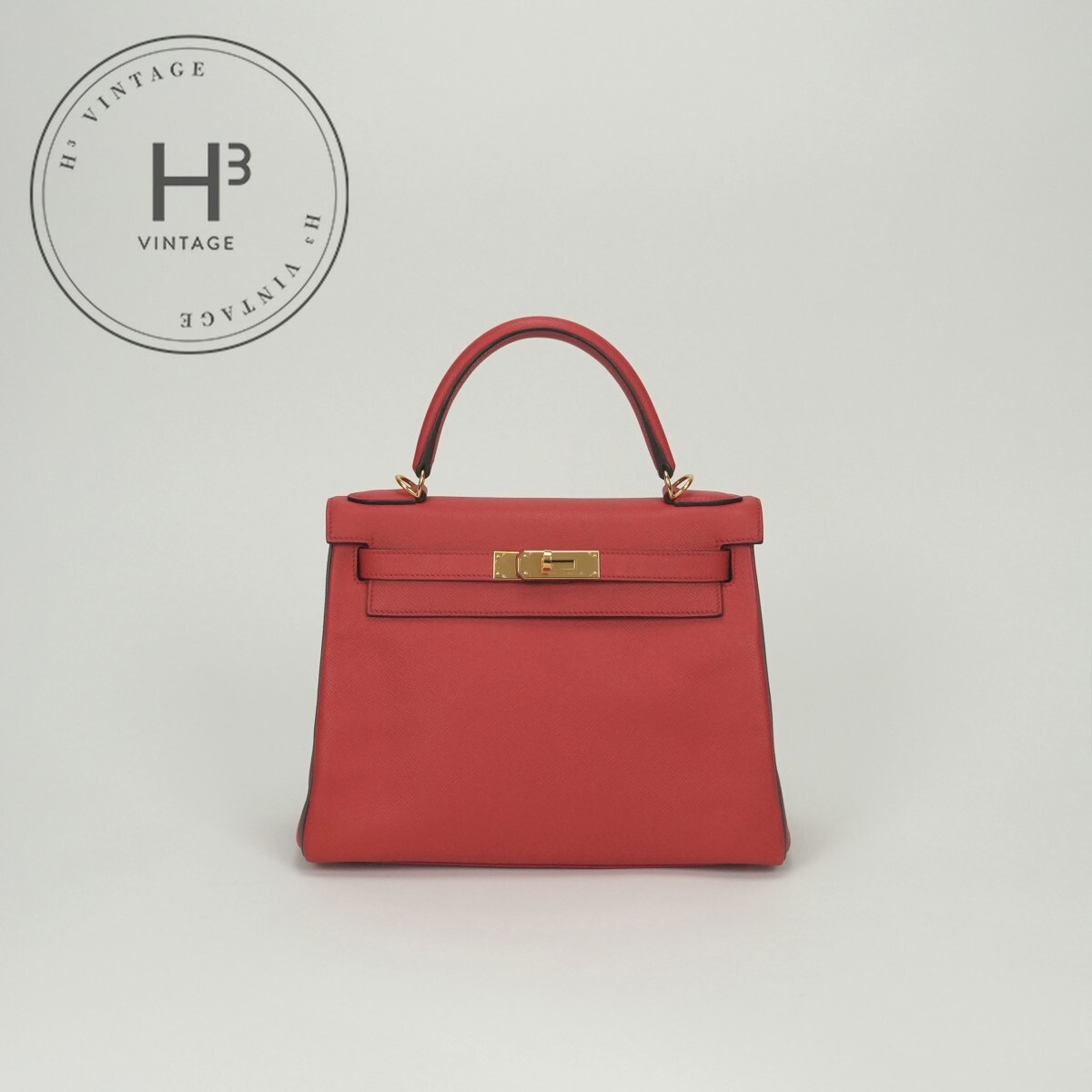 エルメス HERMES ケリー28 ケリー 28 SPO バッグ トートバッグ ショルダーバッグ エプソン ルージュカザック×エタン Rouge Casaque × Etain レッド Redブラウン Brown 赤 ゴールド金具