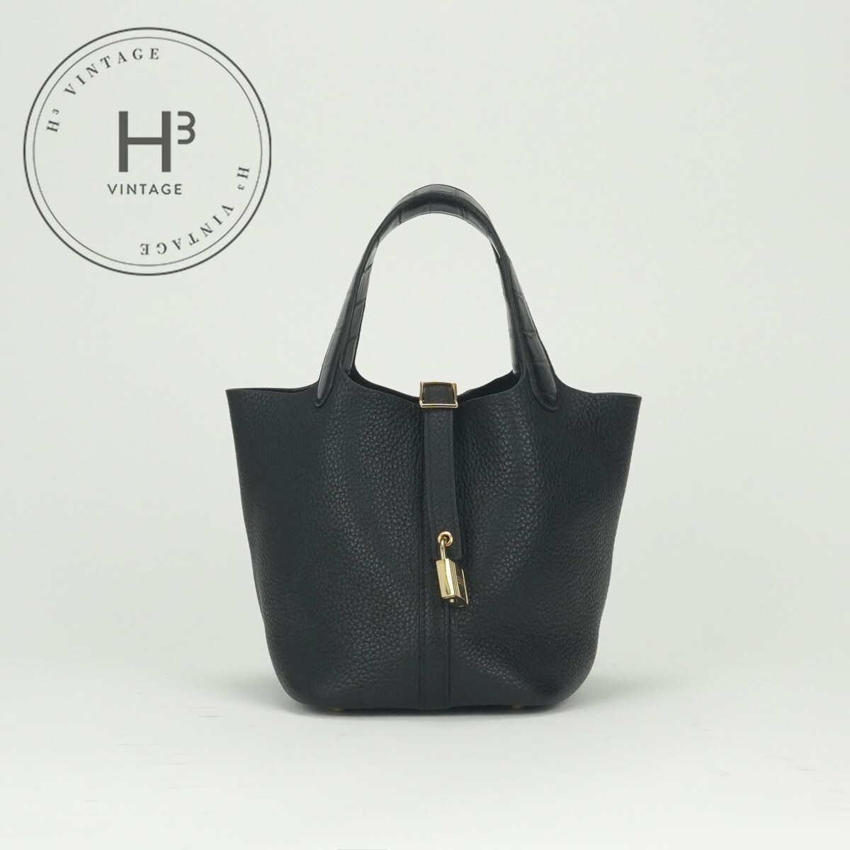 Rakuten - エルメス HERMES ピコタンロックPM タッチ ピコタンロック PM ピコタンPM ピコタンロック18 バッグ トートバッグ トリヨンクレマンス ノワール Noir ブラック Black 黒 ゴールド金具