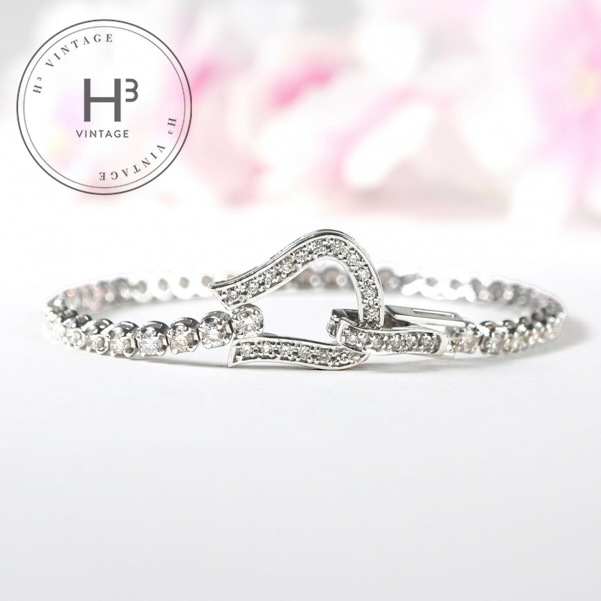 Rakuten - ダイヤモンド 2.0ct K18WG ブレスレット バングル カフ