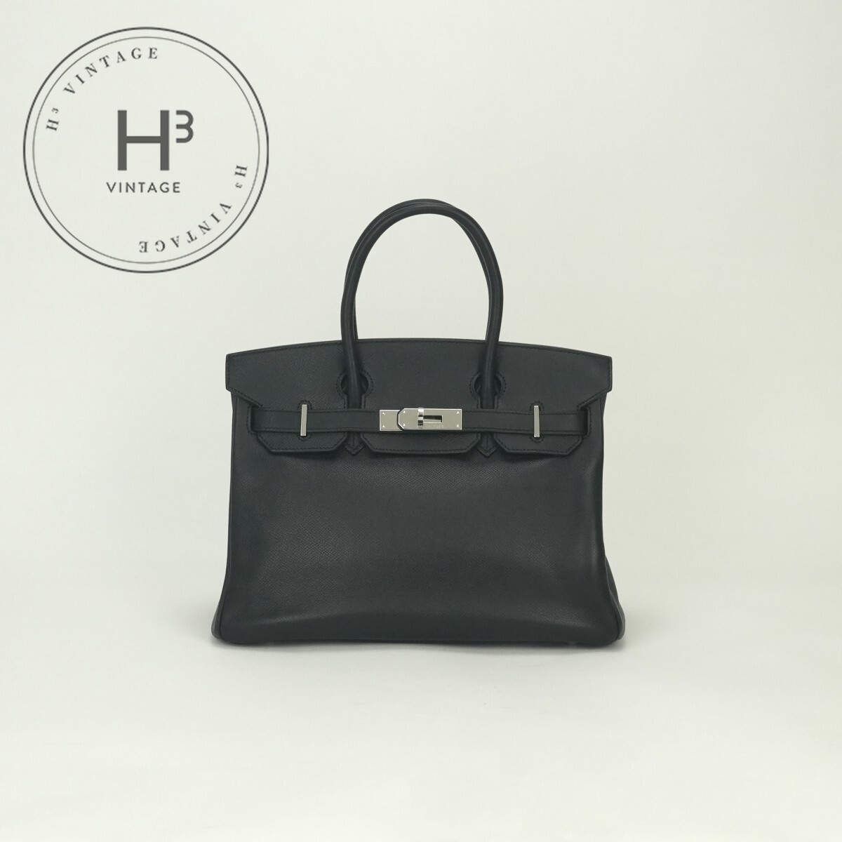 Rakuten - エルメス HERMES バーキン30 バーキン 30 バッグ トートバッグ エプソン ノワール Noir ブラック Black 黒 シルバー金具 ヴォーエプソン ハンドバッグ