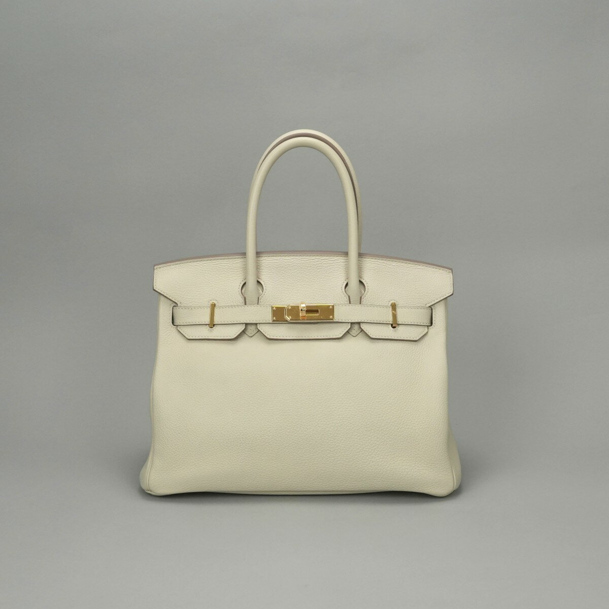 エルメス HERMES バーキン30 バーキン 30 バッグ トートバッグ トゴ クレ Craie ホワイト White 白 ゴールド金具 ハンドバッグ