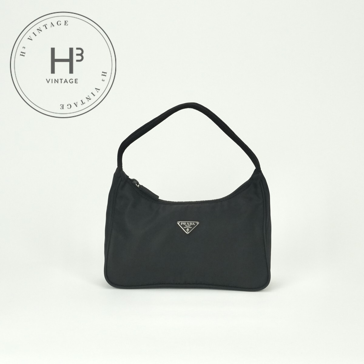 プラダ PRADA PRADA テスート バッグ トートバッグ ナイロン ブラック Black 黒 シルバー金具 ハンドバッグ