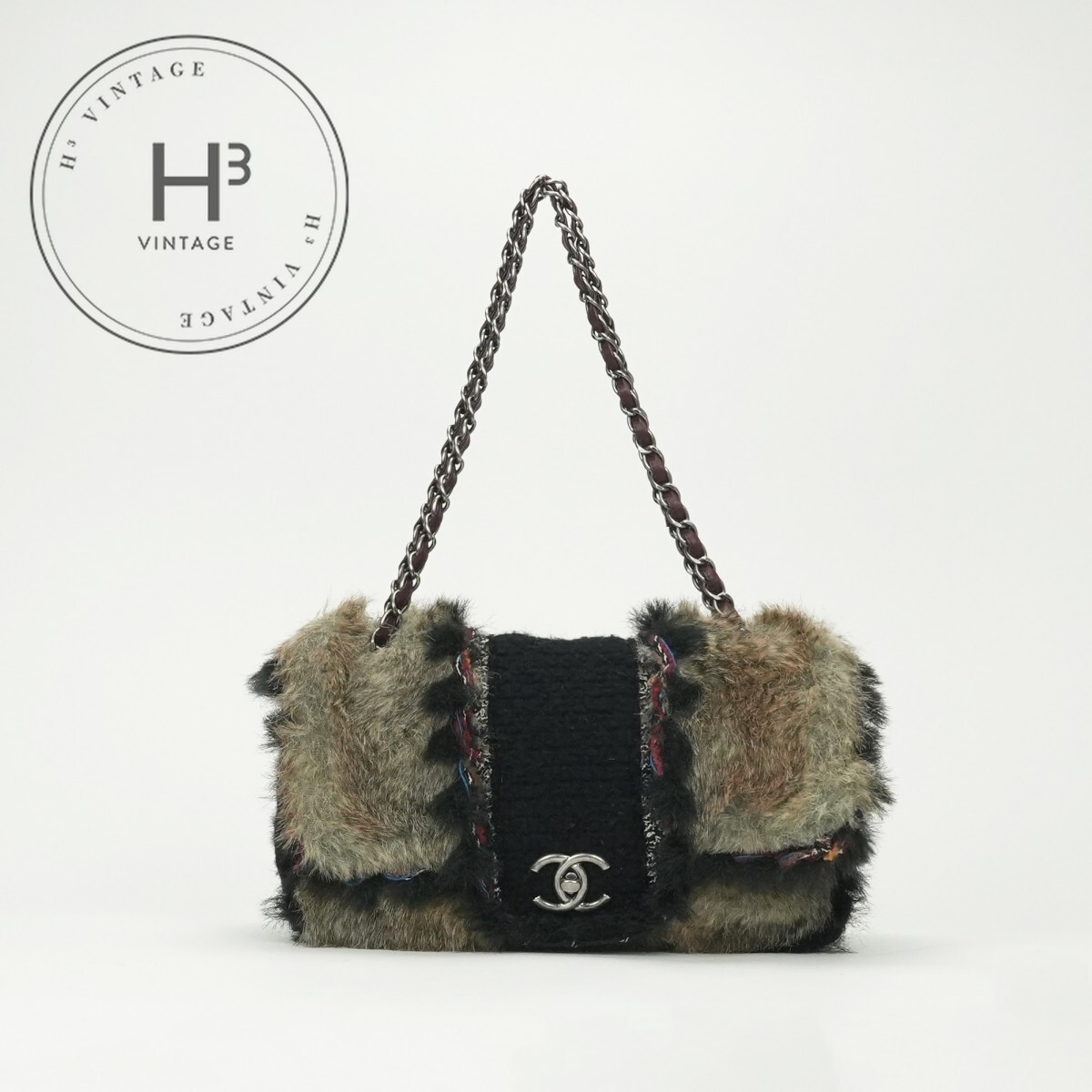 楽天市場】シャネル ファー ショルダーバッグの通販