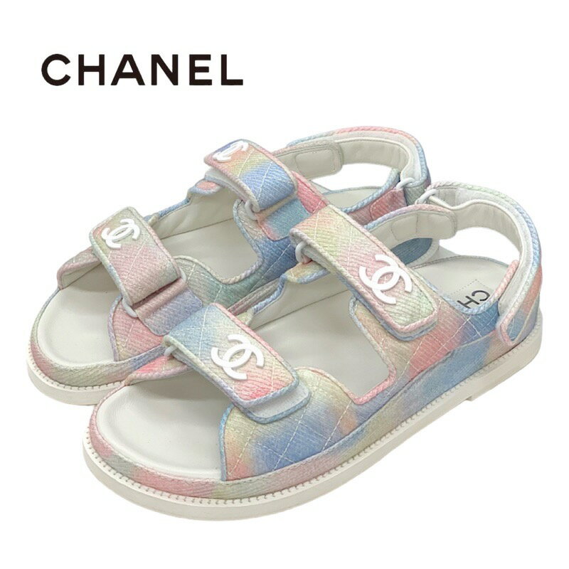 シャネル chanel スポーツサンダル ビーチサンダル cc - 靴 シャネル chanel スポーツサンダル ビーチサンダル cc - 靴