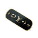 ルイヴィトン LOUIS VUITTON ヘアアクセサリー ゴールド ブラック バレッタ クルーザー モノグラム ヘアクリップ ギフト プレゼント 送料無料