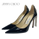 ジミーチュウ ジミーチュウ JIMMY CHOO パンプス 靴 シューズ パテント ブラック 黒 ラインストーン スター パーティーシューズ ギフト プレゼント 送料無料