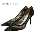 ジミーチュウ ジミーチュウ JIMMY CHOO パンプス 靴 シューズ レース ブラック パーティーシューズ ギフト プレゼント 送料無料