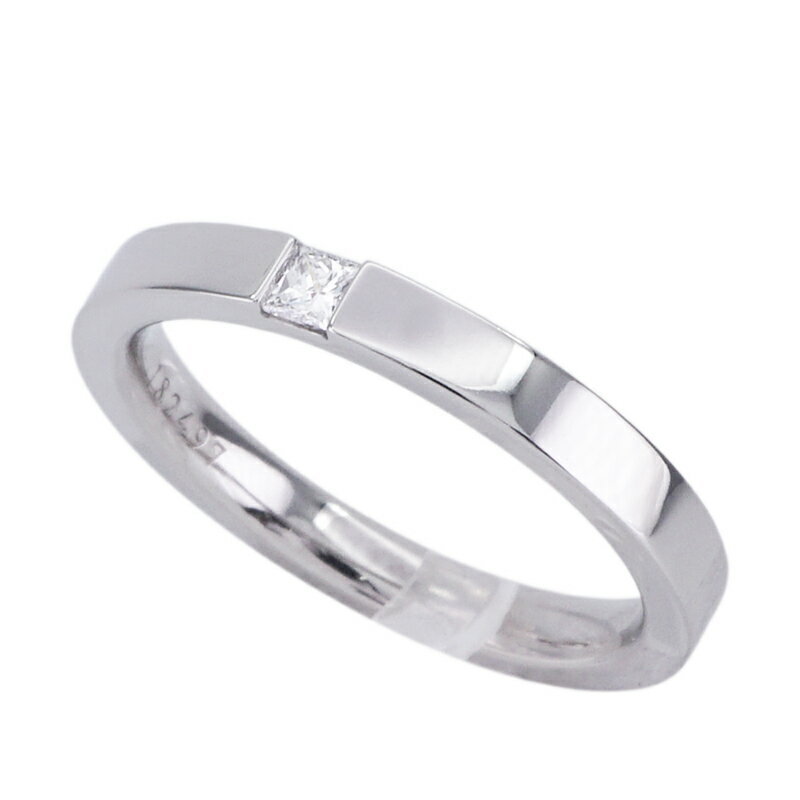 ハリーウィンストン HARRY WINSTON プリンセスカット・マリッジリング クラシック・ダイヤモンド・バンドリング リング 指輪 ダイヤリング 結婚指輪 プラチナ