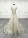ガリアラハヴ Galia Lahav GALA102 G-102 Aライン ウェディングドレス As Sample ファーストオーナ グリッター ラメ