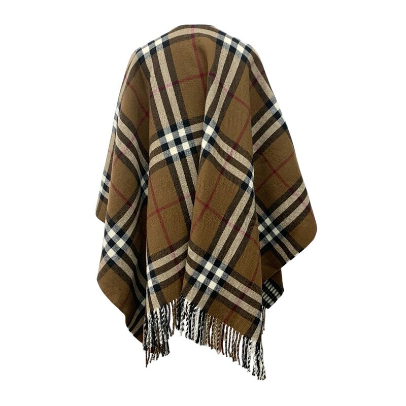 バーバリー BURBERRY アウター ウール ブラウン系 チェック ケープ ポンチョ tieel-10020888 H3(エイチスリー)楽天市場店 サンプル画像3