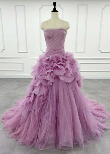 ヴェラウォン VERA WANG Pink Hayley(ピンクヘイリー) プリンセスライン ウェディングドレス ピンク ファーストオーナー ヴェラウォン VERA WANG Pink Hayley(ピンクヘイリー) プリンセスライン ウェディングドレス ピンク ファーストオーナー