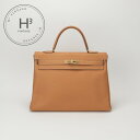 エルメス HERMES ケリー35 ケリー 35 バッグ トートバッグ ヴェルソ フィヨルド ナチュラル ゴールド ブラウン ゴールド金具