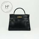 エルメス HERMES ケリー32 ケリー 32 バッグ トートバッグ ボックスカーフ ノワール ブラック 黒 ゴールド金具