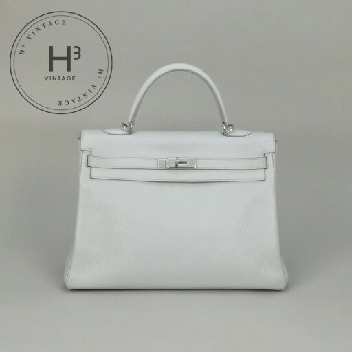 エルメス HERMES ケリー35 ケリー 35 バッグ トートバッグ トリヨンクレマンス ブルーペール ブルー 青 シルバー金具 エルメス HERMES ケリー35 ケリー 35 バッグ トートバッグ トリヨンクレマンス ブルーペール ブルー 青 シルバー金具
