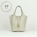 エルメス HERMES ピコタンロックPM ピコタンロック PM ピコタンPM ピコタンロック18 バッグ トートバッグ トリヨンクレマンス クレ ベージュ ゴールド金具(4)