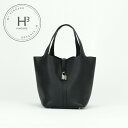 エルメス HERMES ピコタンロックMM ピコタンロック MM ピコタンロック22 バッグ トートバッグ トリヨンクレマンス ノワール ブラック 黒 シルバー...