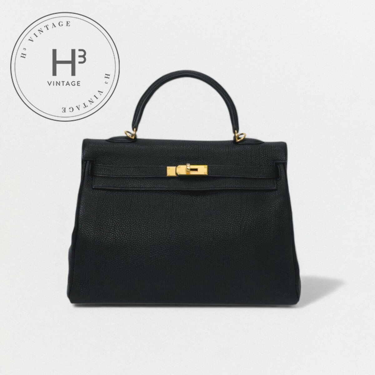 Rakuten - エルメス HERMES ケリー35 ケリー 35 バッグ トートバッグ ショルダーバッグ トゴ ノワール Noir ブラック Black 黒 ゴールド金具 ハンドバッグ 内縫い V字金具 新型
