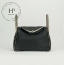 エルメス HERMES リンディ30 リンディ 30 バッグ トートバッグ ショルダーバッグ トリヨンクレマンス ノワール Noir エトゥープ Etoupe ...