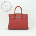 エルメス HERMES バーキン30 バーキン 30 バッグ トートバッグ トゴ ブーゲンビリア レッド ピンク 赤 シルバー金具