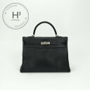 エルメス HERMES ケリー35 ケリー 35 バッグ トートバッグ ショルダーバッグ シェーブル コロマンデル ノワール noir ブラック black 黒 シルバー金具 シェブルミゾル 新型 新金具 V字金具