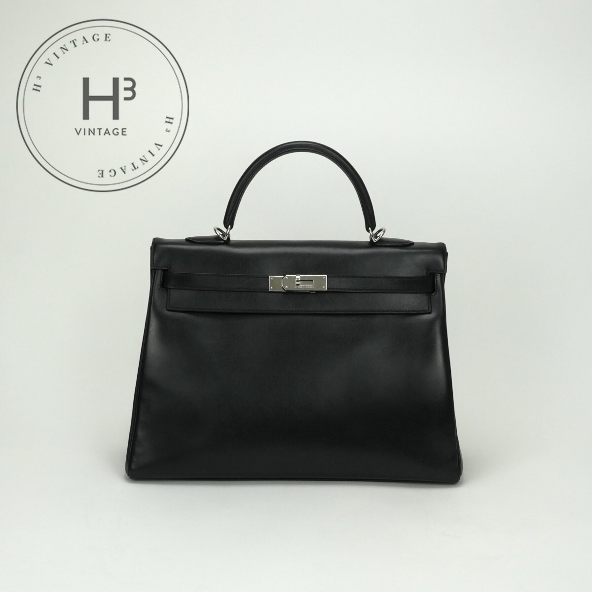 エルメス HERMES ケリー35 ケリー 35 バッグ トートバッグ ショルダーバッグ ボックスカーフ ノワール ..