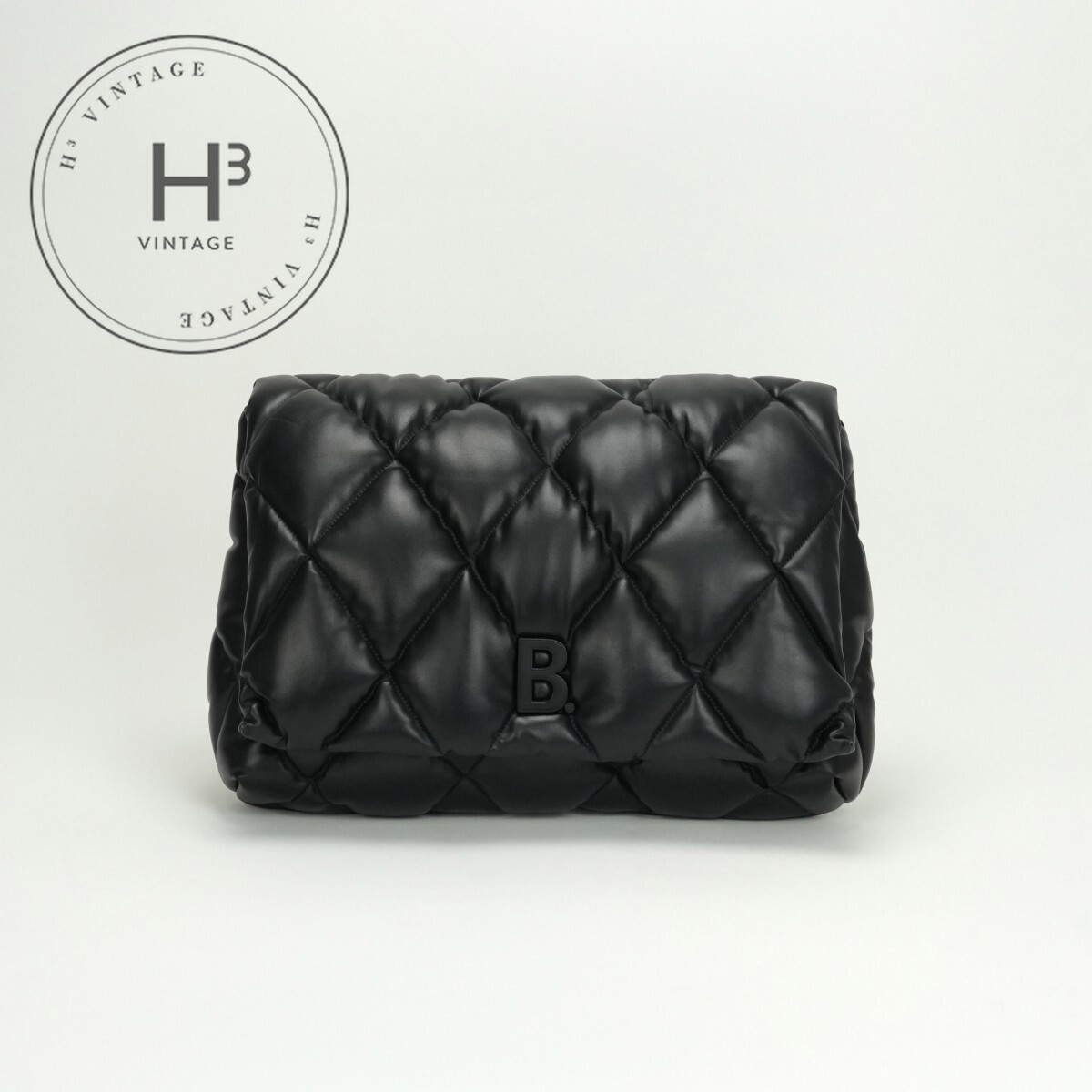 バレンシアガ BALENCIAGA TOUCH PUFFY キルティング バッグ クラッチバッグ セカンドバッグ レザー ブ..