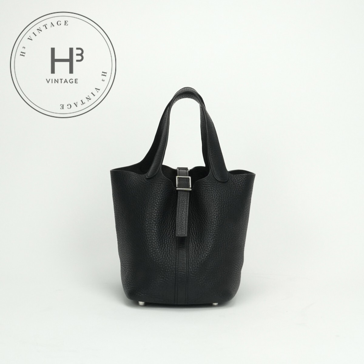 エルメス HERMES ピコタンPM ピコタン PM ピコタン18 バッグ トートバッグ トリヨンクレマンス ノワール　noir ブラック Black 黒 シルバー金具 ハンドバッグのサムネイル