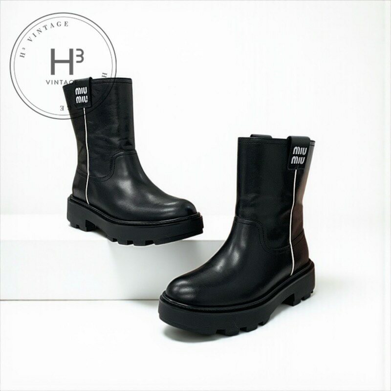 ミュウミュウ MIUMIU ブーツ ショート