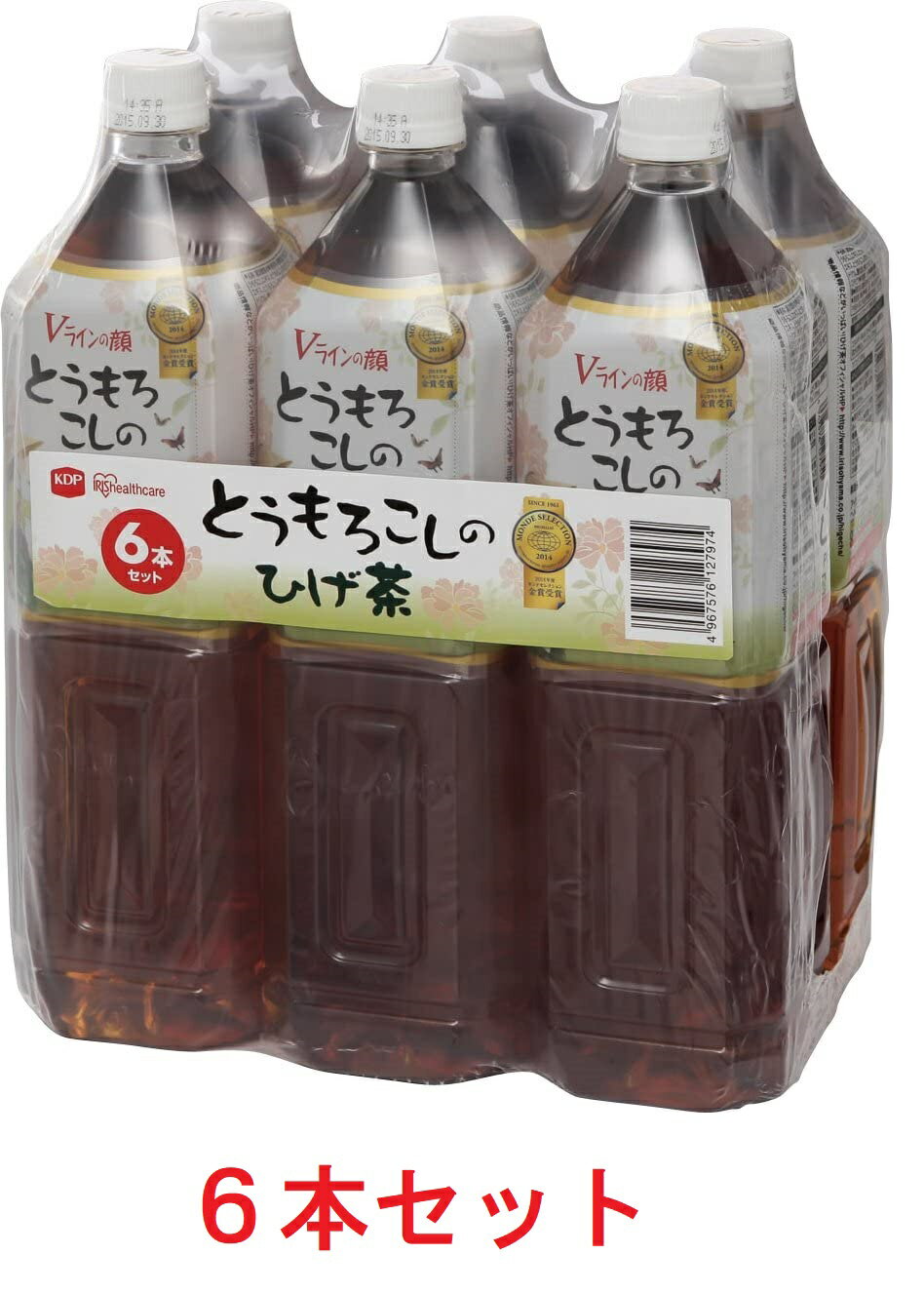 【送料無料】 アイリスオーヤマ とうもろこしのひげ茶 1500ml×6本 (シュリンクパック)　【北海道・沖縄・離島除く】