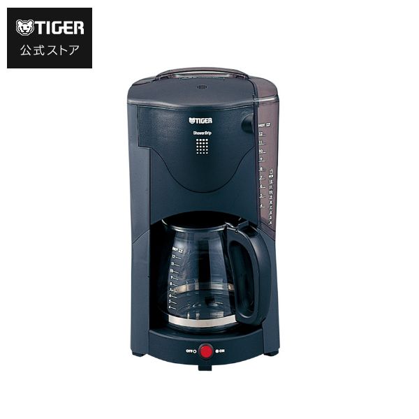 樂天商城 - 大容量 12杯分 コーヒーメーカー ガラス サーバー (1.6L) ACJ-B120HU アーバン グレー タイガー