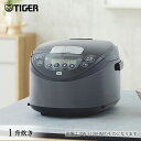 炊きたて タイガー 遠赤3層土鍋コート釜 IH 炊飯器 1升 JPW-S180 メタリックグレー タイガー魔法瓶 炊飯ジャー パン焼き 調理 ケーキ 食洗機