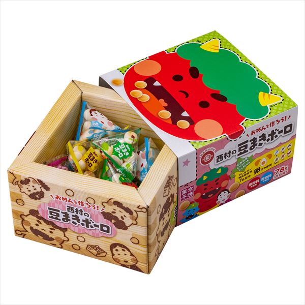 豆まきボーロ{お菓子 まとめ買い ギフト 誕生日 子ども会 施設}[子供会 保育園 幼稚園 景品 イベント お祭り プレゼント 人気]【色柄指定不可】【不良対応不可】の商品画像