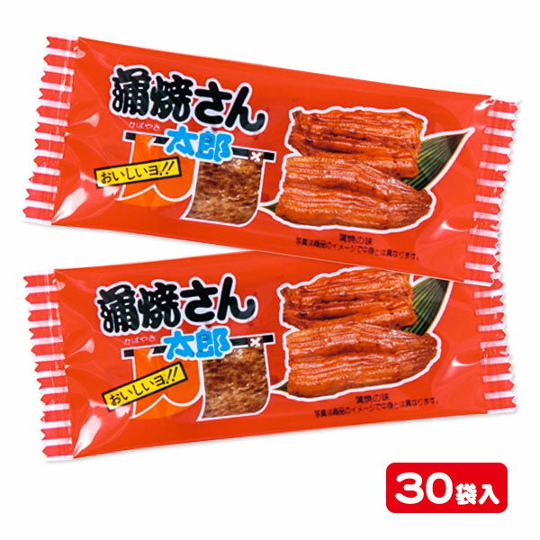 蒲焼さん太郎{お菓子 駄菓子 珍味 おつまみ 徳用 個包装 小分け 配布 問屋 業務用 子ども会 施設}[子供会 保育園 幼稚園 景品 イベント お祭り プレゼント 人気]【色柄指定不可】【不良対応不可】の商品画像