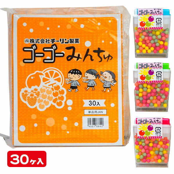 ゴーゴーみんちゅ{お菓子 チーリン ラムネ 徳用 大袋 個包装 小分け 配布 問屋 業務用 子ども会 施設}[子供会 保育園 幼稚園 景品 イベント お祭り プレゼント 人気]【色柄指定不可】【不良対応不可】の商品画像