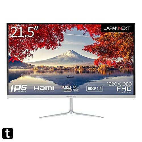 JAPANNEXT 21.5IPSѥͥ եHDվ˥ JN-IPS215FHD-C65W HDMI USB-C(65WšsRGB95%