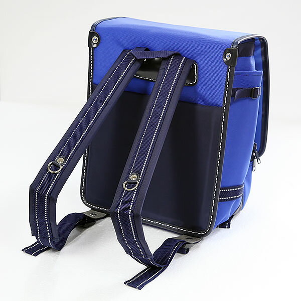 「重量わずか900gの軽量ランドセル」ナイロンランドセル キディーロング(縦) 青・ブル tigerbag-10000075 アルミーファイブ楽天市場店 サンプル画像2
