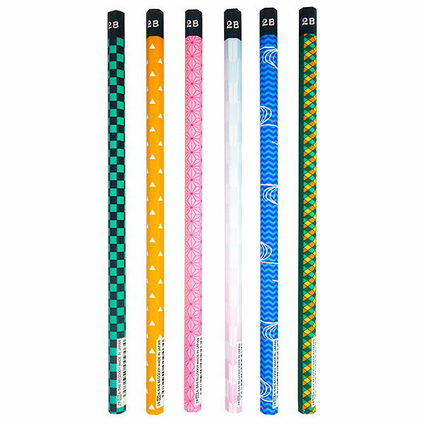 和柄 鉛筆 THE KIMONO 2B{文具 キャラクター 鬼 滅 狩り 退治 ステーショナリー 筆記具}{ギフト 誕生日 プレゼント 景品}{イベント 子ども会 幼稚園 施設}[入学祝い 新生活 こどもの日 運動会]【色柄指定不可】