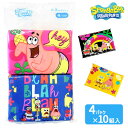 スポンジボブ ポケットティッシュ4P{ ポケットティッシュ 水に流せる...(3)