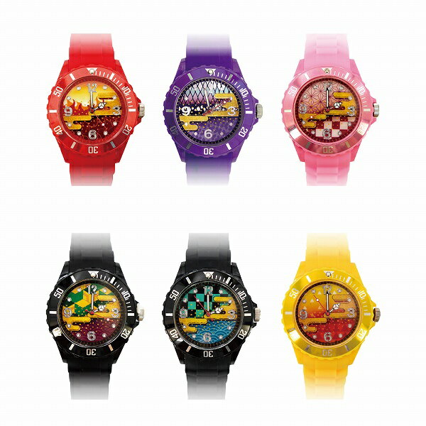 和柄 アナログウォッチ{雑貨 キャラクター 鬼 滅 狩り 退治 和柄 アナログ 腕時計 時計 クロック 男女兼用 キッズ}{ギフト 誕生日 プレゼント 景品}{イベント 子ども会}[入学祝い 新生活 こどもの日 運動会]【色柄指定不可】