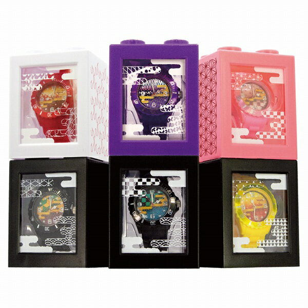 和柄 アナログウォッチ{雑貨 キャラクター 鬼 滅 狩り 退治 和柄 アナログ 腕時計 時計 クロック 男女兼用 キッズ}{ギフト 誕生日 プレゼント 景品}{イベント 子ども会}[入学祝い 新生活 こどもの日 運動会]【色柄指定不可】