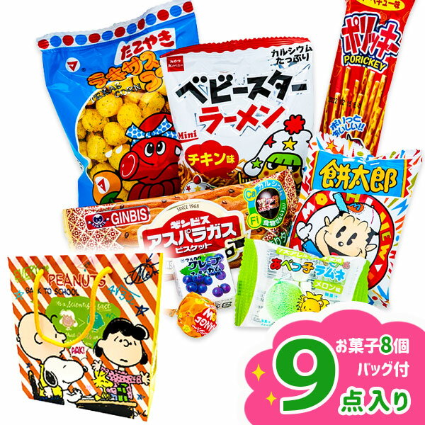 スヌーピー PPバッグ付お菓子詰合せ