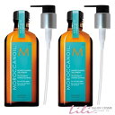 【2本セット】モロッカンオイル ノーマル 100ml(ポンプ付き)オイルトリートメント 【MOROCCAN OIL】