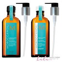【2本セット】モロッカンオイル ノーマル 100ml+ライト 100ml(ポンプ付き)オイルトリートメント 【MOROCCAN OIL】
