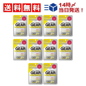 【 送料無料 】 ロッテ GEAR スタンダードタイプレモン 21g×10入