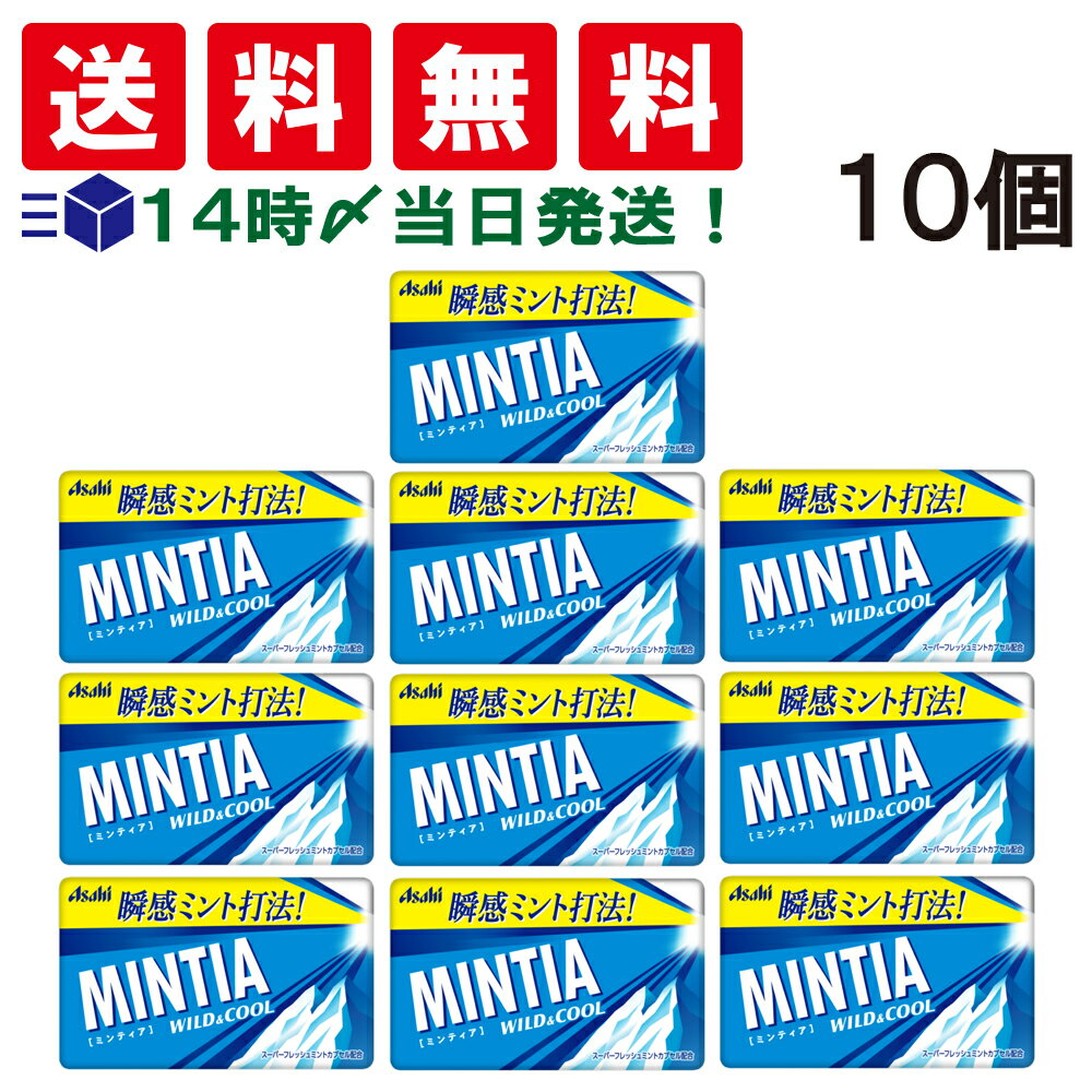 【 送料無料 あす楽 数量限定セール 】アサヒグループ食品 ミンティア ワイルド&クール 50粒×10個 セット