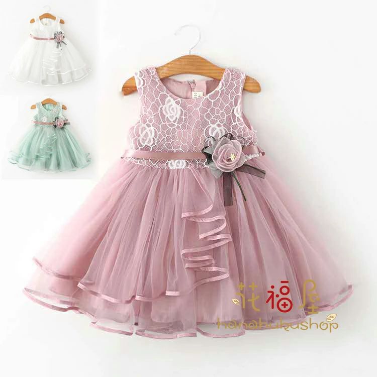 樂天商城 - ワンピース キッズ 子供服 女の子 夏 キッズワンピース チュール フリル 子供ドレス 結婚式 お姫様 おしゃれ カジュアル 可愛い 新品