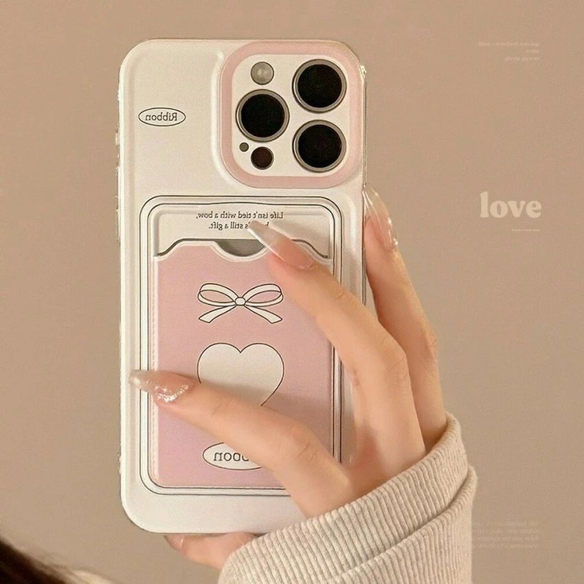 乐天商城 - iPhone16 ケース カード入り 韓国 iPhone ケース リボン かわいい INS iPhoneケース iPhone15 iPhone14 iPhone13 iPhone12 iPhone11 ケ