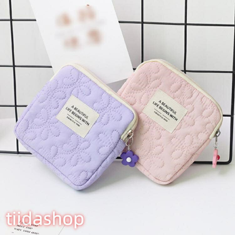 【楽天スーパーSALE】小物入れ サニタリーポーチ 持ち運び サニタリーポーチ ミニポーチ 生理用品 小学生 携帯 小銭入れ 小さめ かわいい 生理用品 収納 ナプキン ポー tiidashop-10008193 TIIDAshop楽天市場店 サンプル画像3
