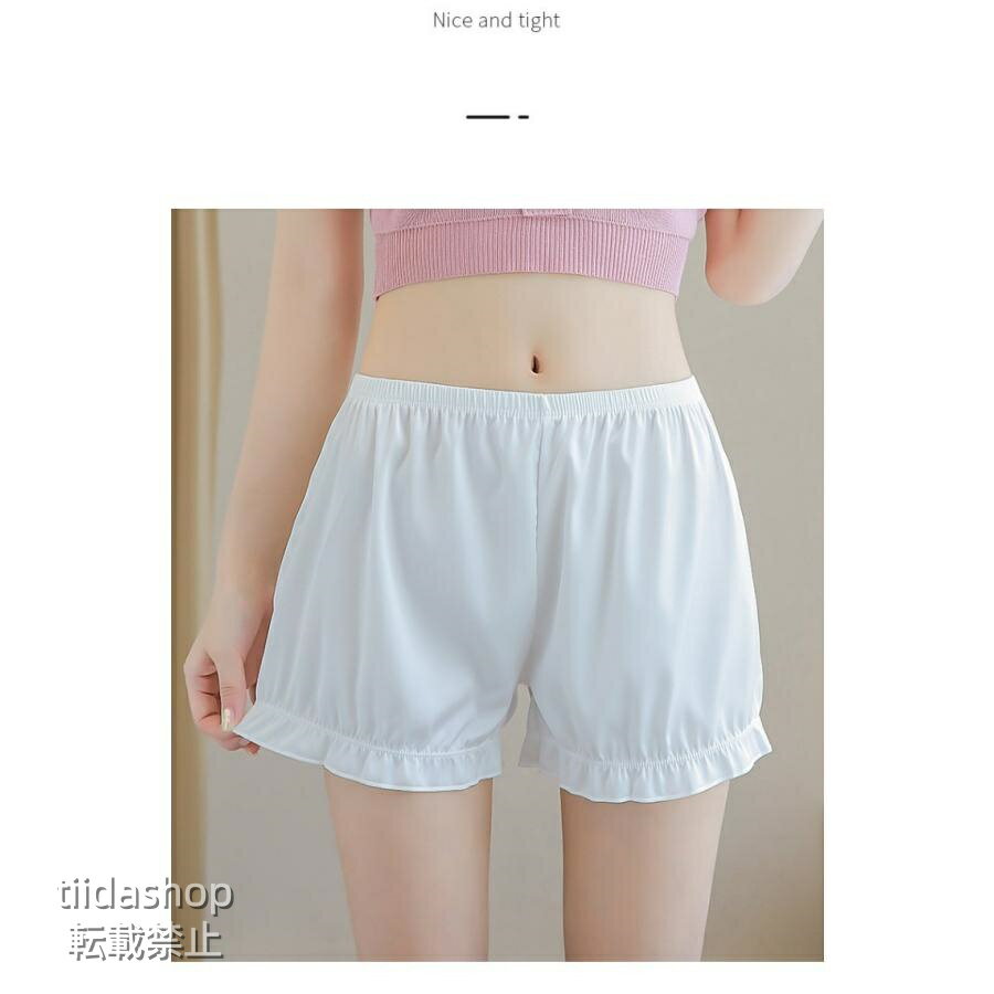 ペチパンツ レース インナーパンツ ペチコート 透け防止 シンプル ルームウエア ナ...